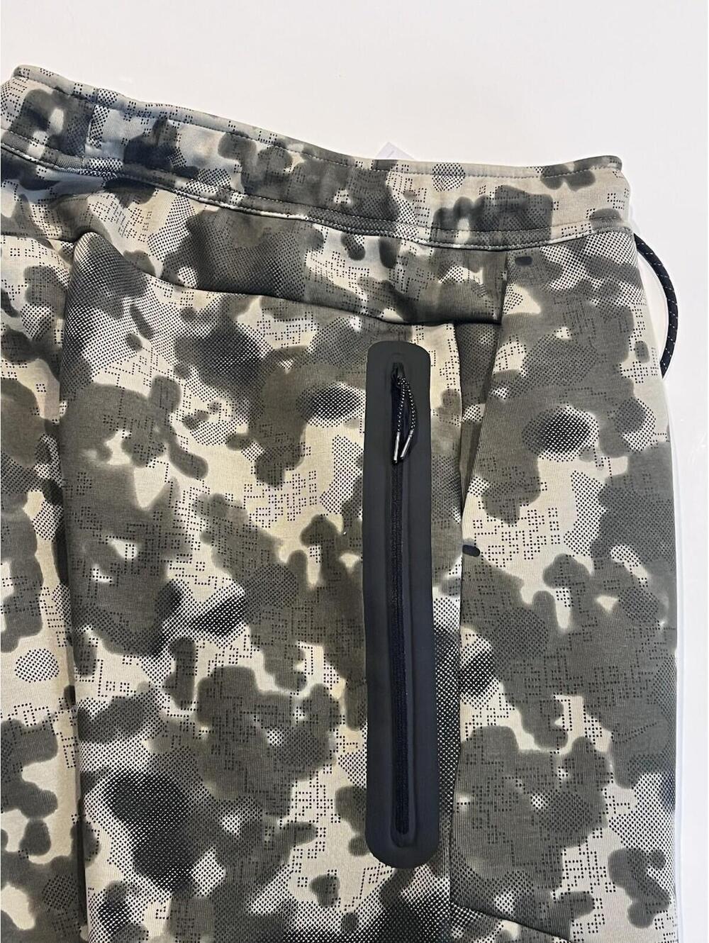 $280 Nike Sportswear Club Fleece Cargo Pants &Hoodie Men’s S Green Camo II1324 - Picture 14 of 16
